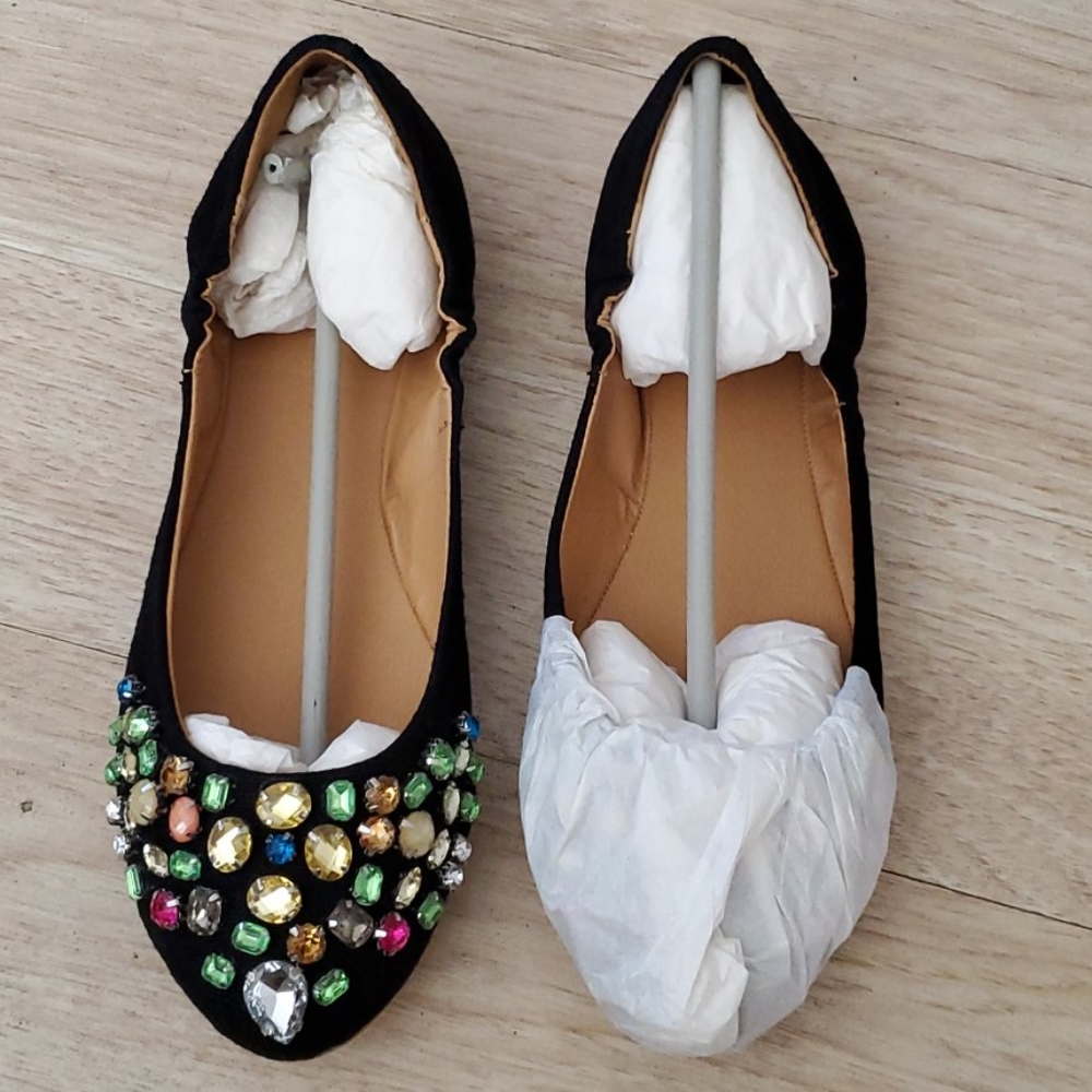 Shoedazzle Rhinestone Flats